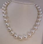 Collier - 18 carats Or blanc, Perles des mers du Sud, Nieuw