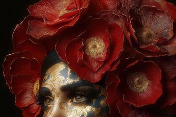 yamila - Anatomía de una Deidad Floral: El Arte de la