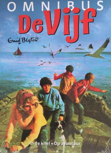 De Vijf in de knel/De Vijf op avontuur / Dip en Dap, Boeken, Verzenden, Zo goed als nieuw, Enid Blyton