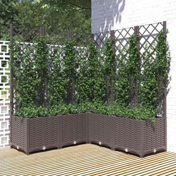 vidaXL Tuin Bruin 120 x 120 x 136 cm, Verzenden, Nieuw