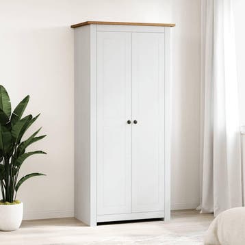 vidaXL Kledingkast Panama Range 80x50x171,5 cm massief, Verzenden