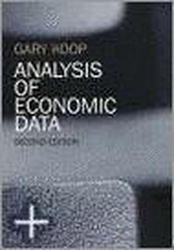 Analysis Of Economic Data 9780470024683 Gary Koop, Verzenden, Gelezen, Gary Koop
