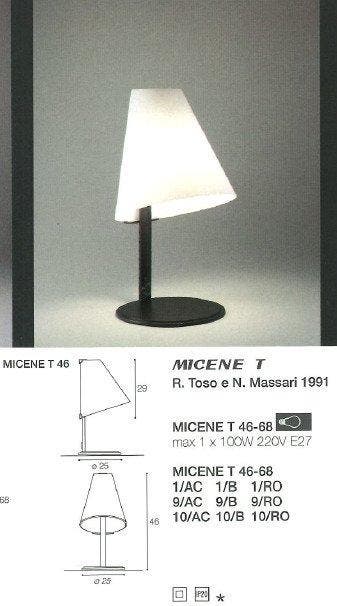 Leucos - Renato Toso, Noti Massari - Tafellamp (2) - Micene
