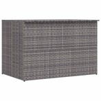 vidaXL Tuinbox 150x100x100 cm poly rattan grijs, Tuin en Terras, Verzenden, Nieuw
