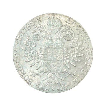 Oostenrijk. Maria-Theresia. 1 Thaler (taler) 1780 (Zonder