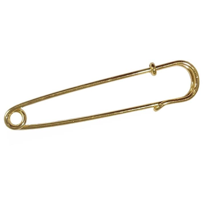 Fako Bijoux - Sierspeld / Sjaalspeld - Classic - 75mm -, Handtassen en Accessoires, Broches, Verzenden