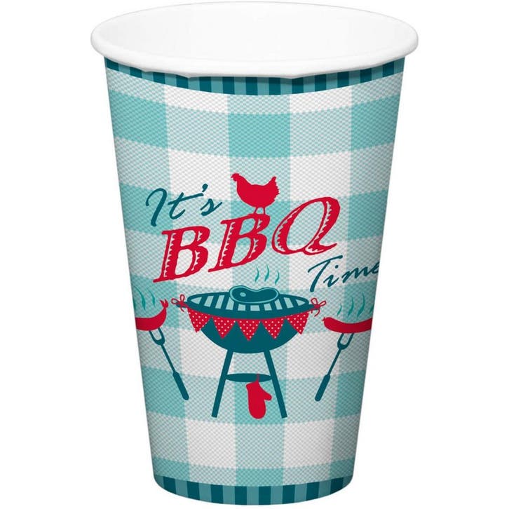BBQ Bekers Karton 700ml 8st, Hobby & Loisirs créatifs, Articles de fête, Envoi