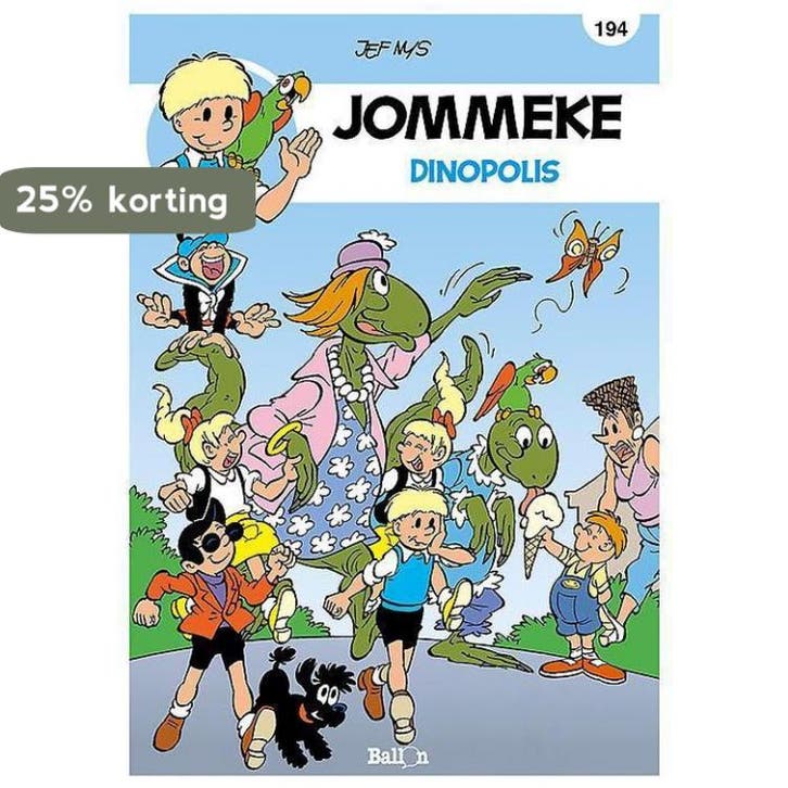 Dinopolis / Jommeke B2B / 194 9789462104662, Livres, BD, Envoi