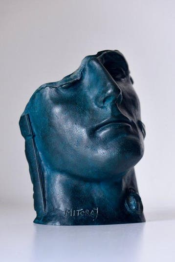Igor Mitoraj (1944-2014) - sculptuur, Centurion II - 18.5 cm