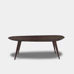 Tafel organisch eikenhout  Hout Onderstel  300x125, Huis en Inrichting, Tafels | Eettafels, Nieuw