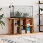 vidaXL Aquariumstandaard 120x40x60 cm bewerkt hout oud, Verzenden