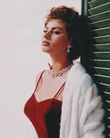 Bud Fraker (attribuée à) - Sophia Loren portrait pour House