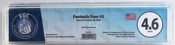 Fantastic Four #5 - EGC 4.6 - UK Price Variant - 1 Graded