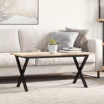 vidaXL Salontafelpoten X-frame 70x30x43 cm staal, Verzenden, Nieuw