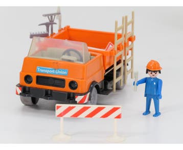 Playmobil 3203 auto wegonderhoud compleet #9587, Ophalen of Verzenden, Gebruikt