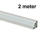 LED Profiel 2 meter - 45 graden, Doe-het-zelf en Bouw, Metalen, Verzenden, Nieuw