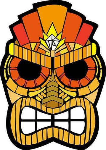 LED masker Tiki, Verzenden