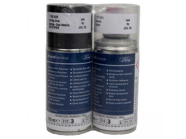 ORIGINELE Ford verfspuit STERLING GRIJS-METALLIC + blanke la, Auto diversen, Autogereedschap, Ophalen of Verzenden
