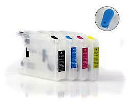 Brother LC-1220 LC-1240 Lc1280 Navulbare cartridges  inktmed, Verzenden, Nieuw