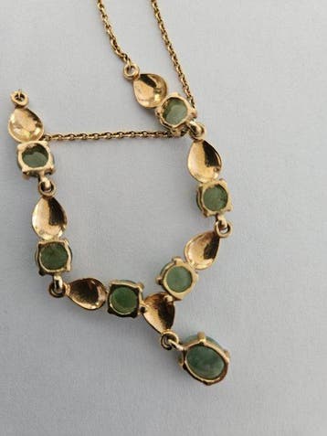 Collier - 14 carats Or jaune - 5.60ct. tw., Nieuw