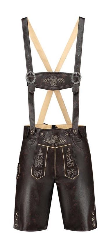 Trachtenhosen Herren faux leather antik, Hobby en Vrije tijd, Verzenden, Nieuw