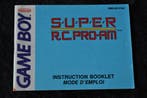 Super R.C. Pro AM Nintendo Gameboy Classic DMG-RC-FAH Manual, Verzenden