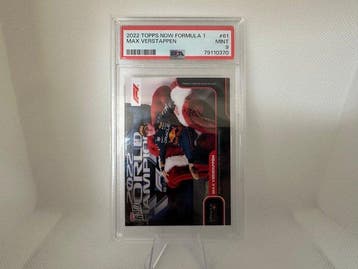 2022 Topps Topps Now Formula 1 Max Verstappen #61 Graded, Nieuw