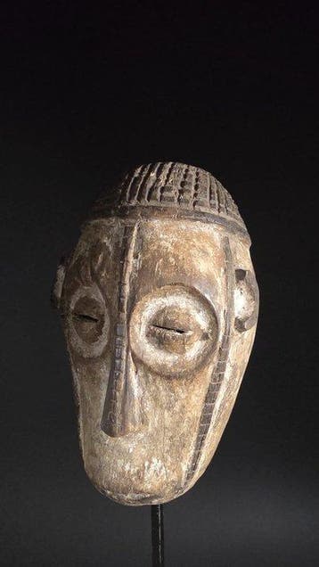 Houten masker - Lega - DR Congo (Zonder minimumprijs)