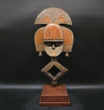 Superbe reliquaire - sculptuur - stad - Kota /obamba - Gabon