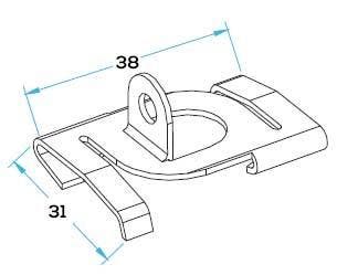 Clip voor systeemplafonds, Jardin & Terrasse, Jardin & Terrasse Autre, Envoi
