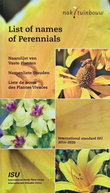 Naamlijst van vaste planten 2016 - 2020, Boeken, Natuur, Verzenden, Nieuw