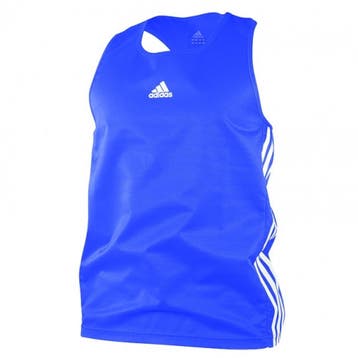 Adidas Amateur Boxing Tank Top Lightweight Blauw Wit, Vechtsport, Nieuw, Adidas, Maat 46 (S) of kleiner
