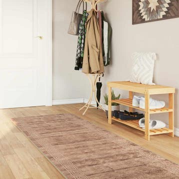 vidaXL Tapijt Runner MARSA Wit 80 x 450 cm Polyester en PVC, Verzenden, Nieuw