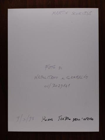 Giambalvo & Napolitano - Martin Scorsese
