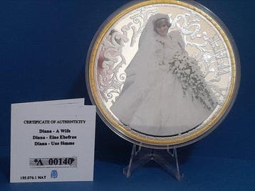 Verenigd Koninkrijk. Medal Diana, 376 gr. (Zonder