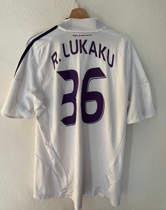 RSC Anderlecht - Romelu Lukaku - 2008 - Voetbalshirt, Verzamelen, Overige Verzamelen