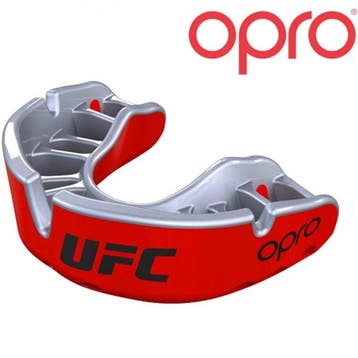 UFC OPRO Gold Mond- Gebitsbescherming Rood Metal Zilver, Verzenden, Nieuw, Overige