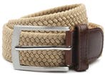 Suitable Geweven Riem Beige maat 95 Heren, Kleding | Heren, Riemen en Ceintuurs, Verzenden, Echt leder, Nieuw, Suitable