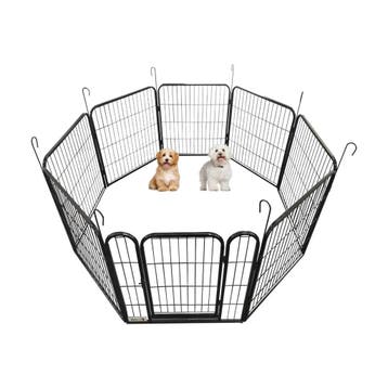MaxxPet Hondenren Puppyren met 8 panelen - Staal - 60x78c..., Ophalen of Verzenden, Nieuw