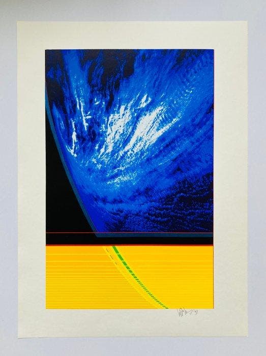 Wout van der Vet (1944-2021) - Away from earth - Space, Antiek en Kunst, Antiek | Overige Antiek