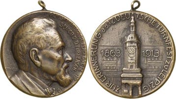 Brons medaille 1913 Leipzig, Verzenden