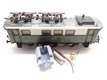 micromotor HTR009G ombouwset Trix E 36, EP 3/6 – oude motor, Overige merken, Gelijkstroom, Verzenden, Overige typen