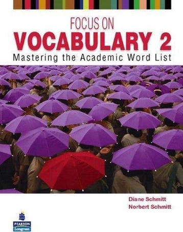 Focus On Vocabulary 2 SB 9780131376175 Diane Schmitt, Verzenden, Diane Schmitt