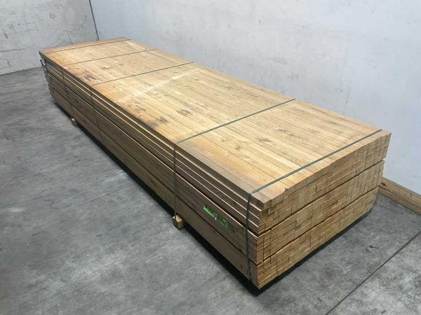 Veiling - 100x Grenen balk geschaafd 360x4,5x4,5cm, Bricolage & Construction, Bois & Planches