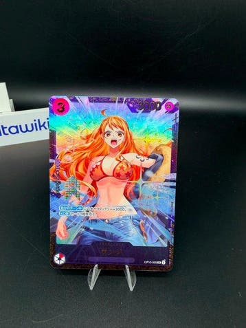 One Piece Card Game Nami OP10-005 SR Alternate Art Holo, Nieuw