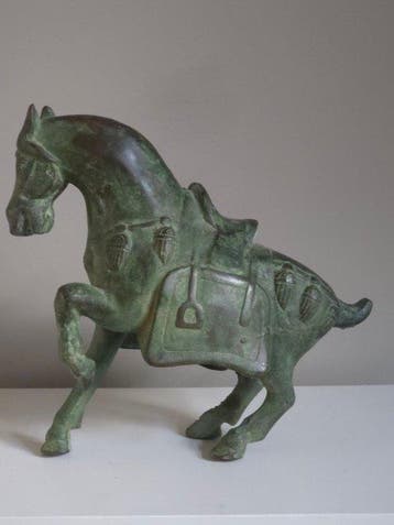 Monumentaal Chinees bronzen paard - Brons - China - 20e eeuw