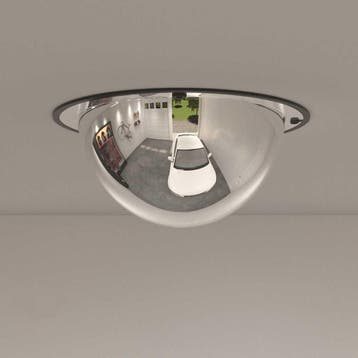 vidaXL Verkeersspiegel met volledige koepel Ø30 cm acryl, Verzenden, Nieuw