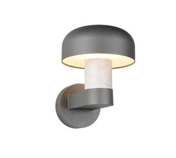 Trio FRASER wandlamp | E27 Fitting | beton kleur | 19 x 25 c, Verzenden, Nieuw