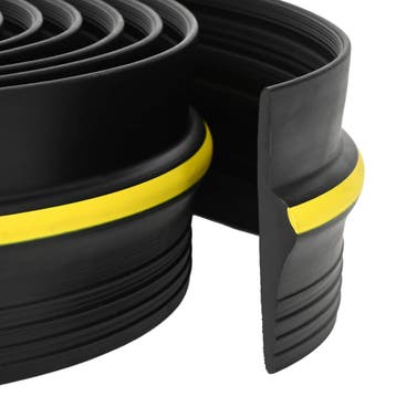 vidaXL Garage Vloerafdichting Zwart en Geel 12 x 90 mm 6,5 m, Verzenden, Nieuw