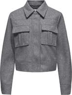 ONLY Maat L Dames Jas - Medium Grey Melange (Jassen), Kleding | Dames, Jassen | Winter, Verzenden, Nieuw